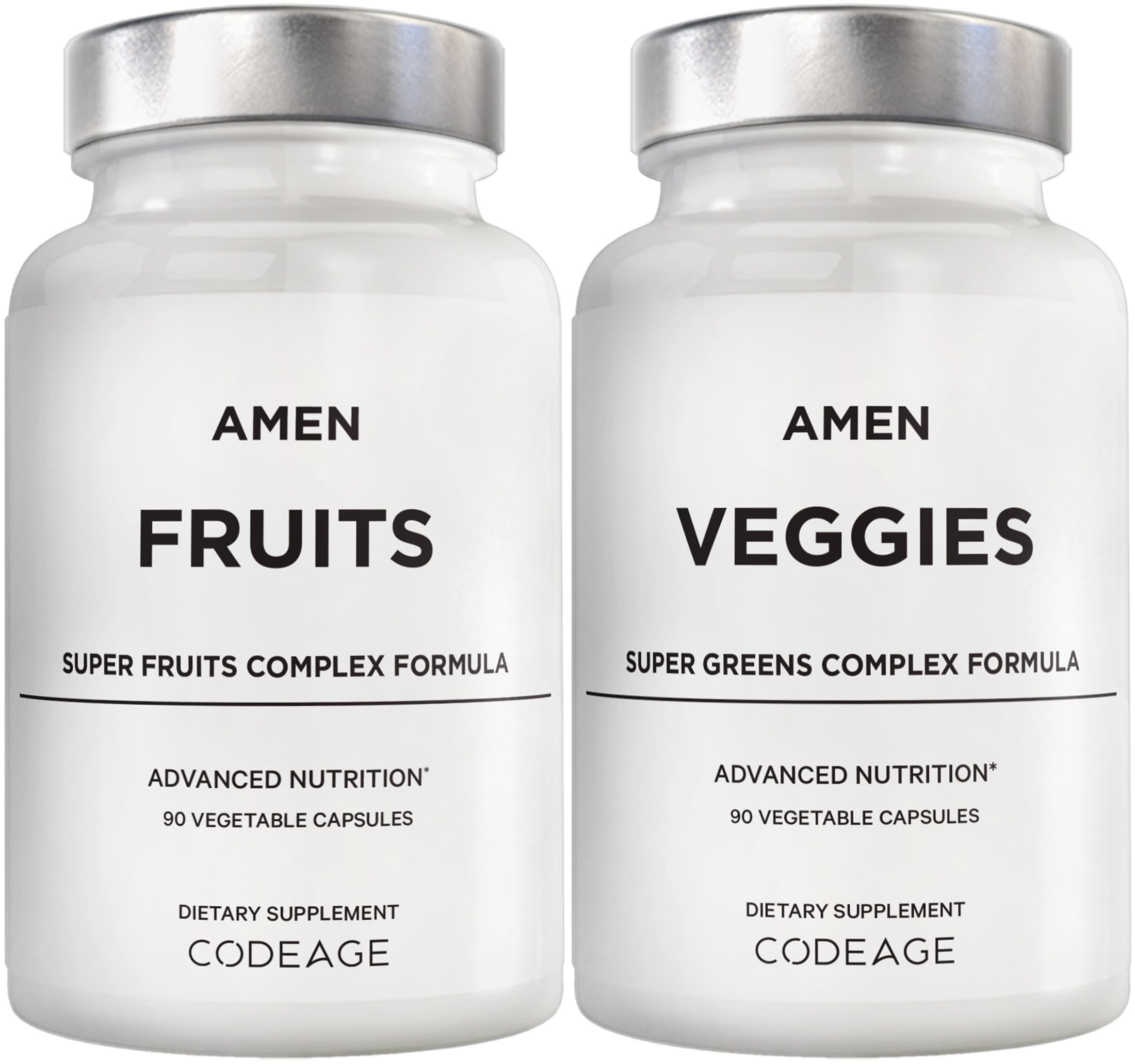Amen Fruits + Veggies Daily Multivitamins Bundle front view