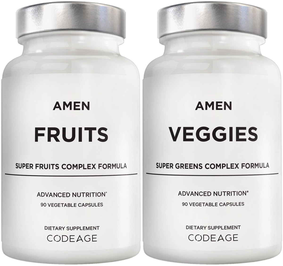 Amen Fruits + Veggies Daily Multivitamins Bundle front view