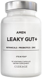 Amen Leaky Gut+ Supplement 60 capsules front view