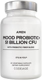 Amen Mood Probiotic Supplement 51 Billion CFUs front view