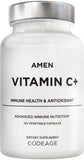 Amen Vitamin C + 1285mg with Zinc 60 Capsules front view