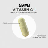 Amen Vitamin C + 1285mg with Zinc 60 Capsules lifestyle scene