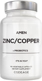 Amen Zinc & Copper Supplement bottle front view