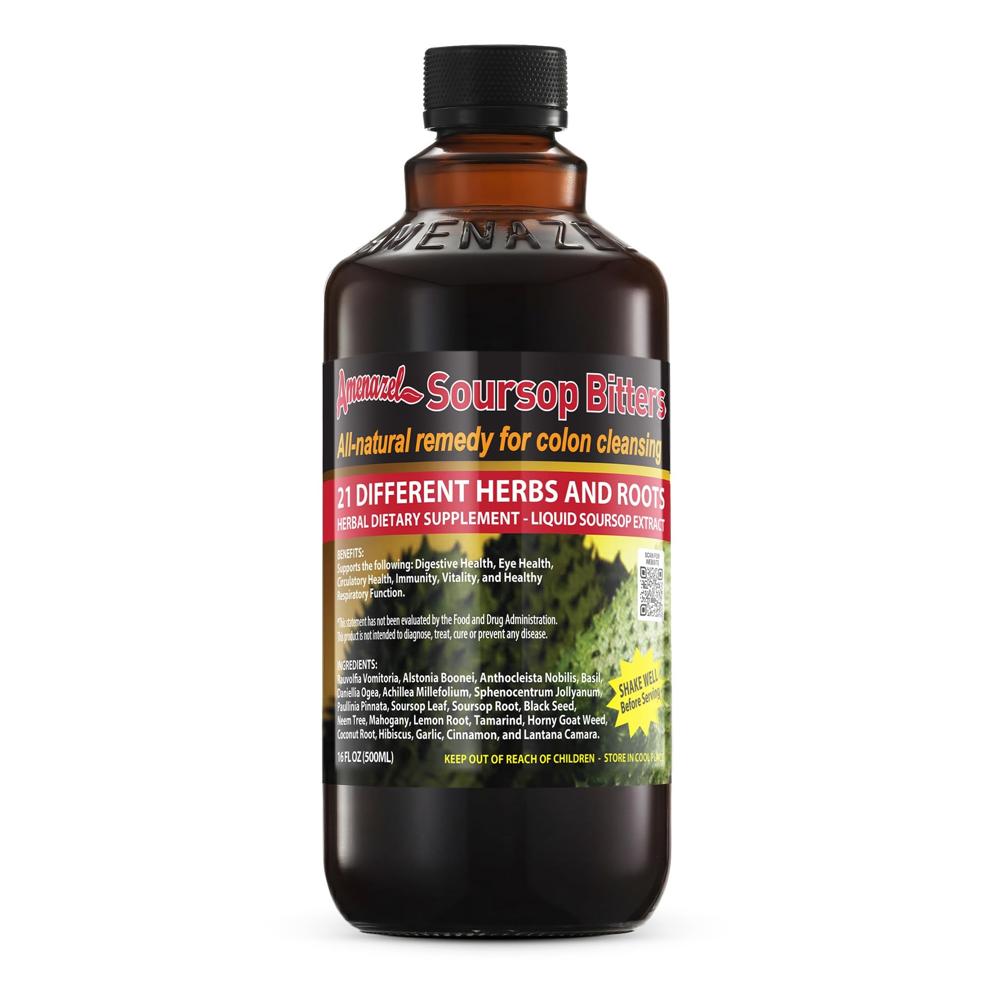 Amenazel Herbal Supplement 812g front view
