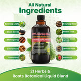Amenazel Herbal Supplement with measuring scoop