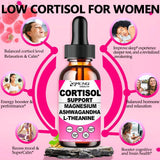 AMENQ hHEALTH Cortisol Support Liquid Drops close-up of dropper