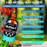 AMENQ hHEALTH GLP-1 Support Supplement bottle side view