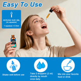 AMENQ hHEALTH Glutathione Liquid Supplement 1000mg bottle with measuring spoon
