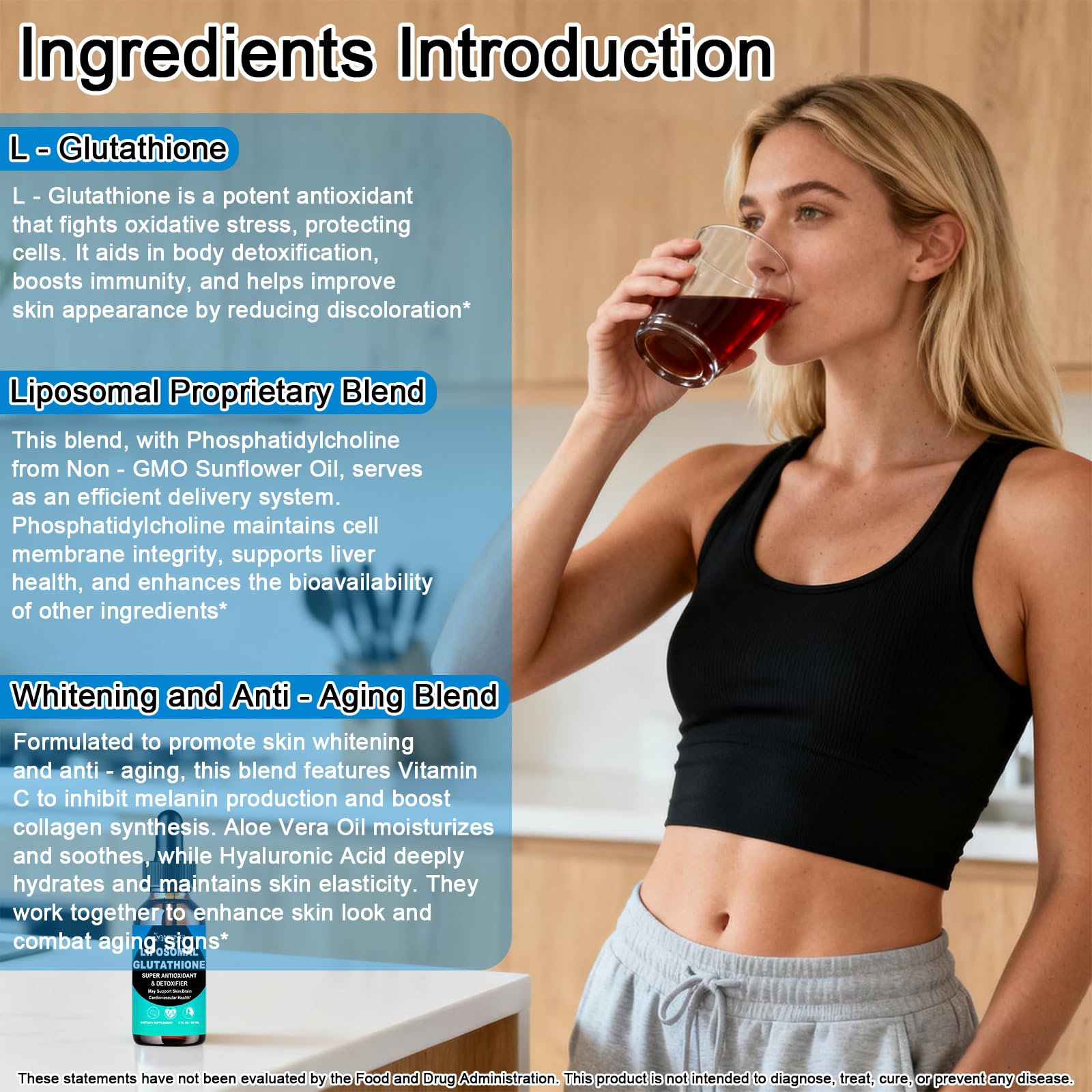 AMENQ hHEALTH Glutathione Liquid Supplement 1000mg dosage instructions