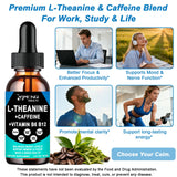 AMENQ hHEALTH L-Theanine & Caffeine Liquid Drops dosage dropper