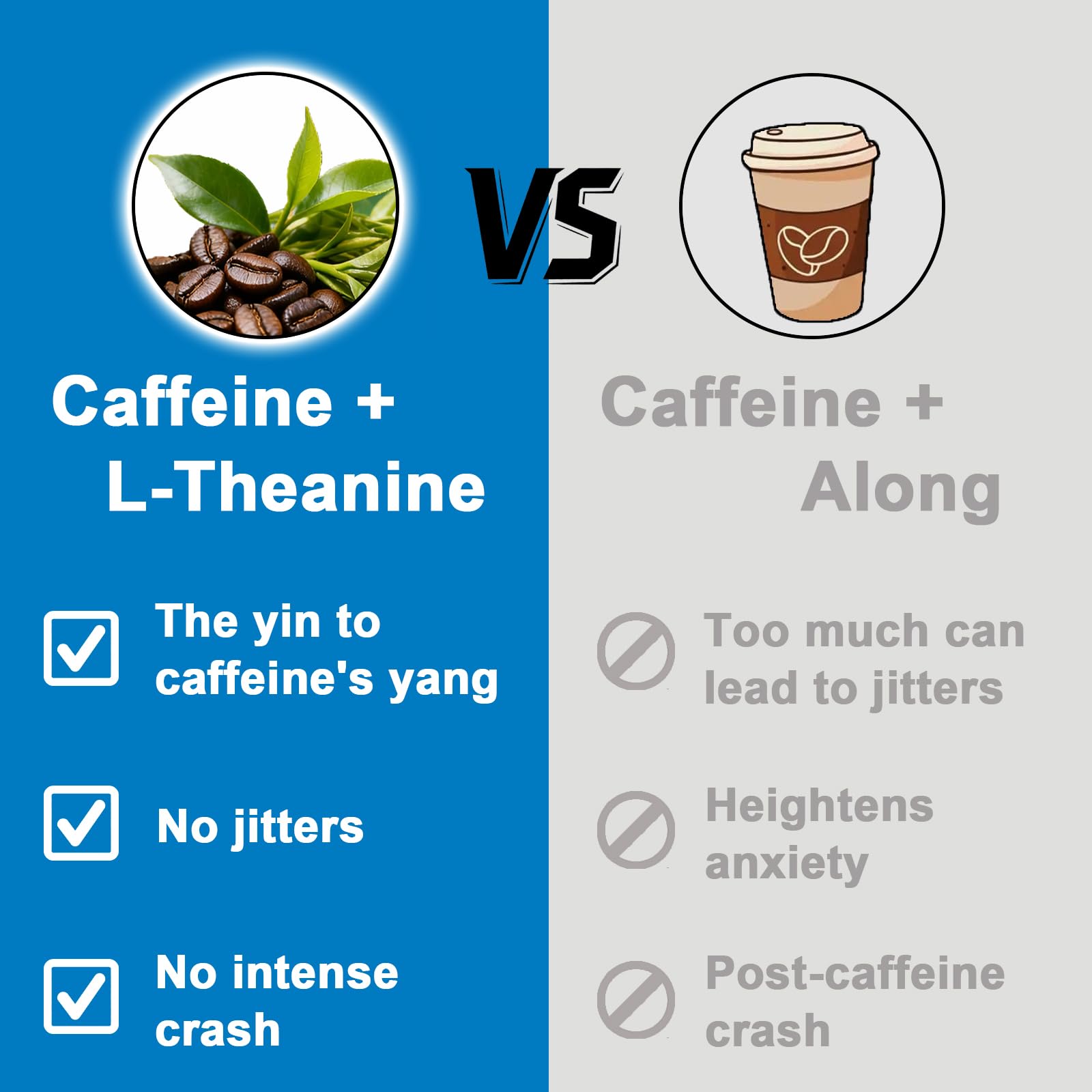 AMENQ hHEALTH L-Theanine & Caffeine Liquid Drops ingredients list