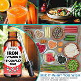 AMENQ hHEALTH Liquid Iron Drops nutritional information