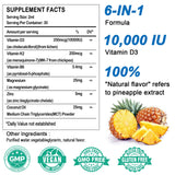 AMENQ hHEALTH Liquid Vitamin D3 K2 Supplement bottle side view