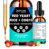 AMENQ hHEALTH Red Yeast Rice with CoQ10 1200mg supplement front view