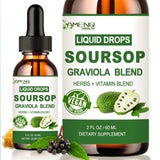 AMENQ hHEALTH Soursop Graviola Liquid Drops 2000mg front view