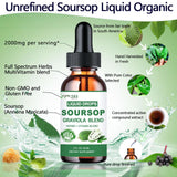 AMENQ hHEALTH Soursop Graviola Liquid Drops ingredients list