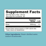 Ameo Life Colloidal Silver 30 ppm Liquid Supplement packaging