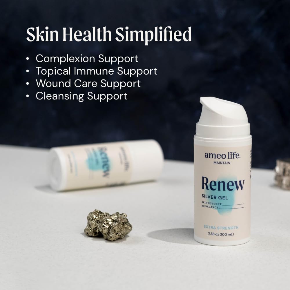 Ameo Life Colloidal Silver Gel packaging with label