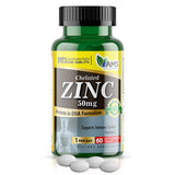 America Medic & Science Chelated Zinc Supplement 100mg front view