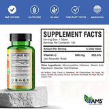 America Medic & Science Rapid-C Vitamin C supplement on a wooden table