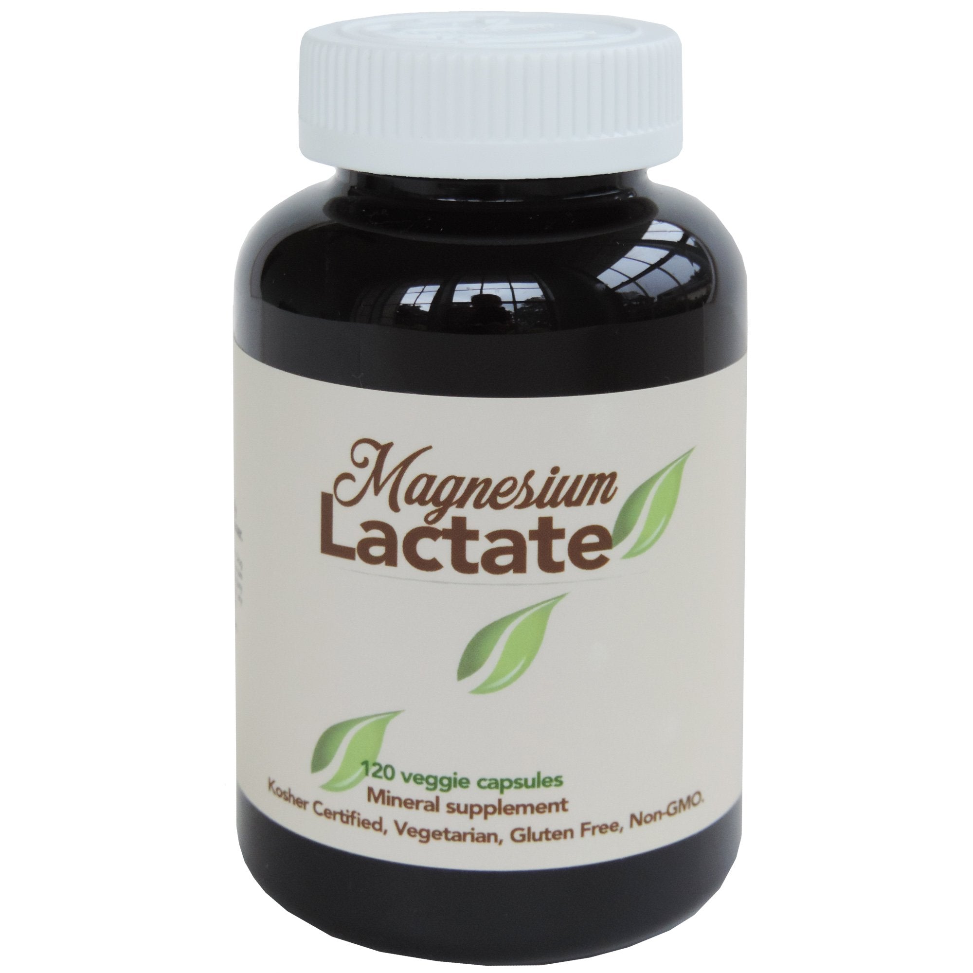 American Anti Aging Magnesium Lactate 500mg supplement front view
