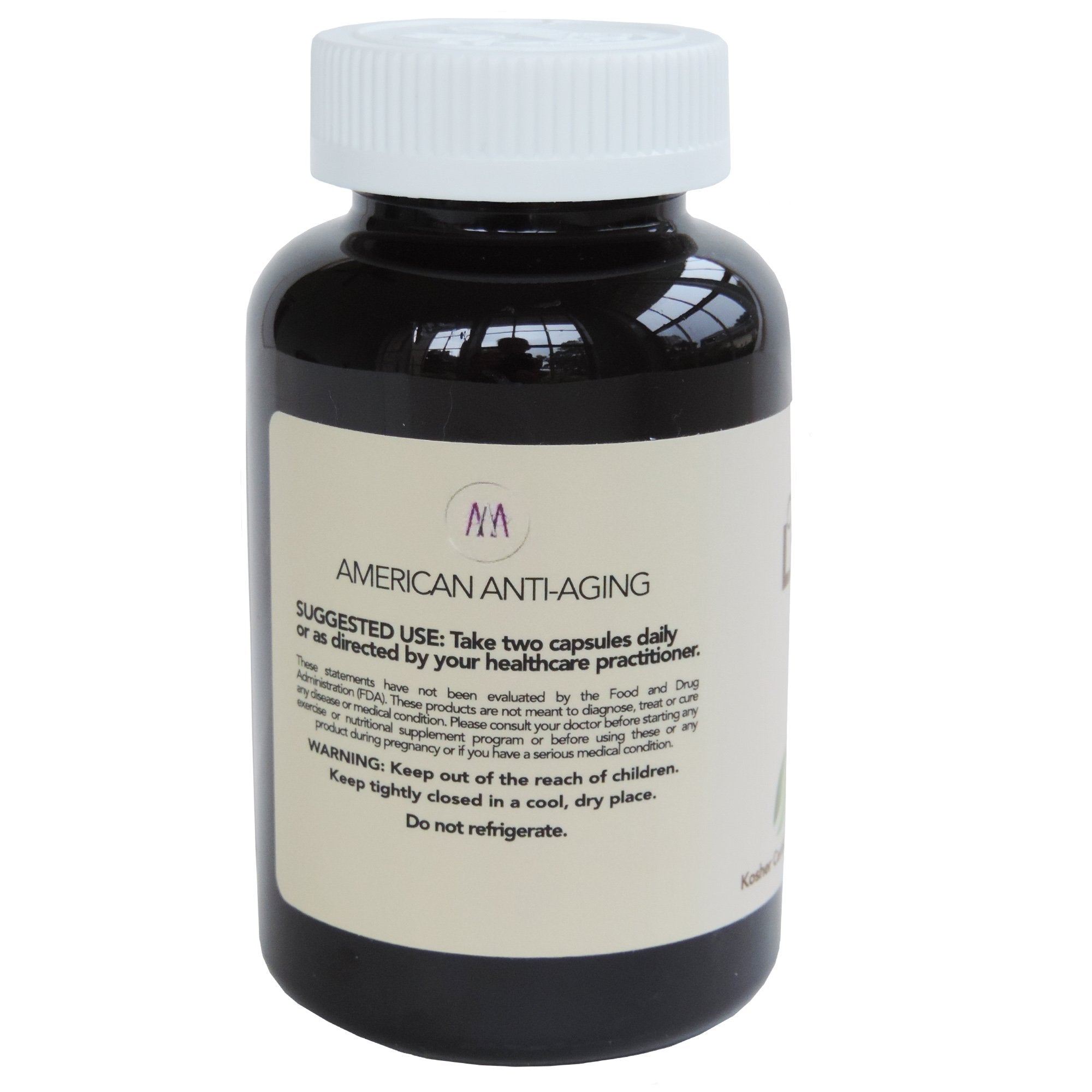 American Anti Aging Magnesium Lactate 500mg supplement packaging