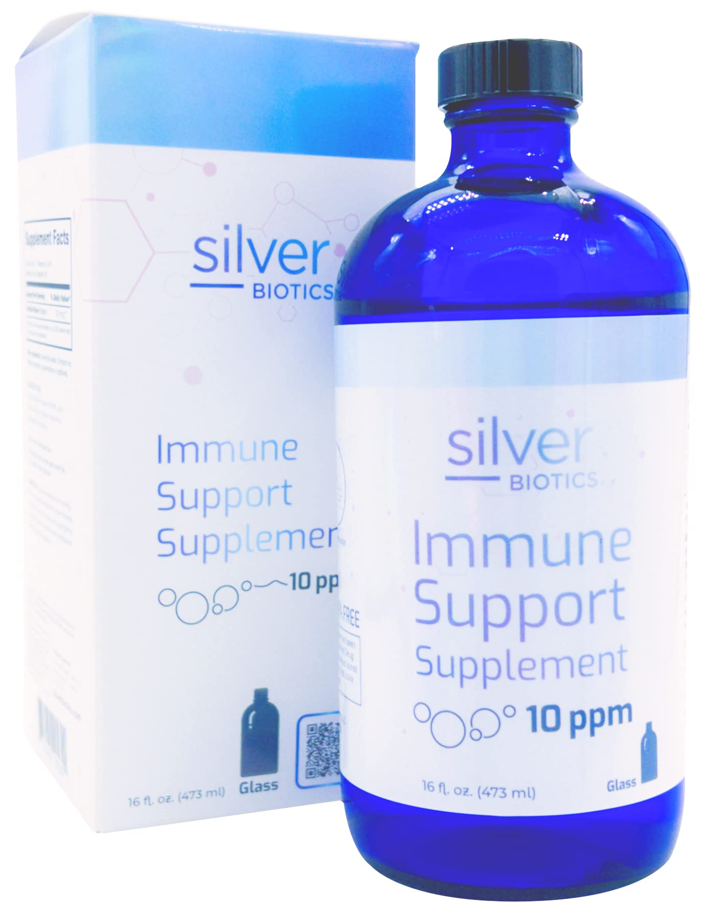 American Biotech Labs Colloidal Silver 10 ppm Advanced Solution side view