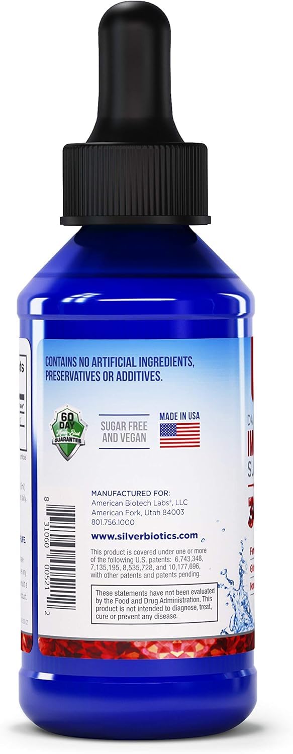 American Biotech Labs Colloidal Silver 150g side view