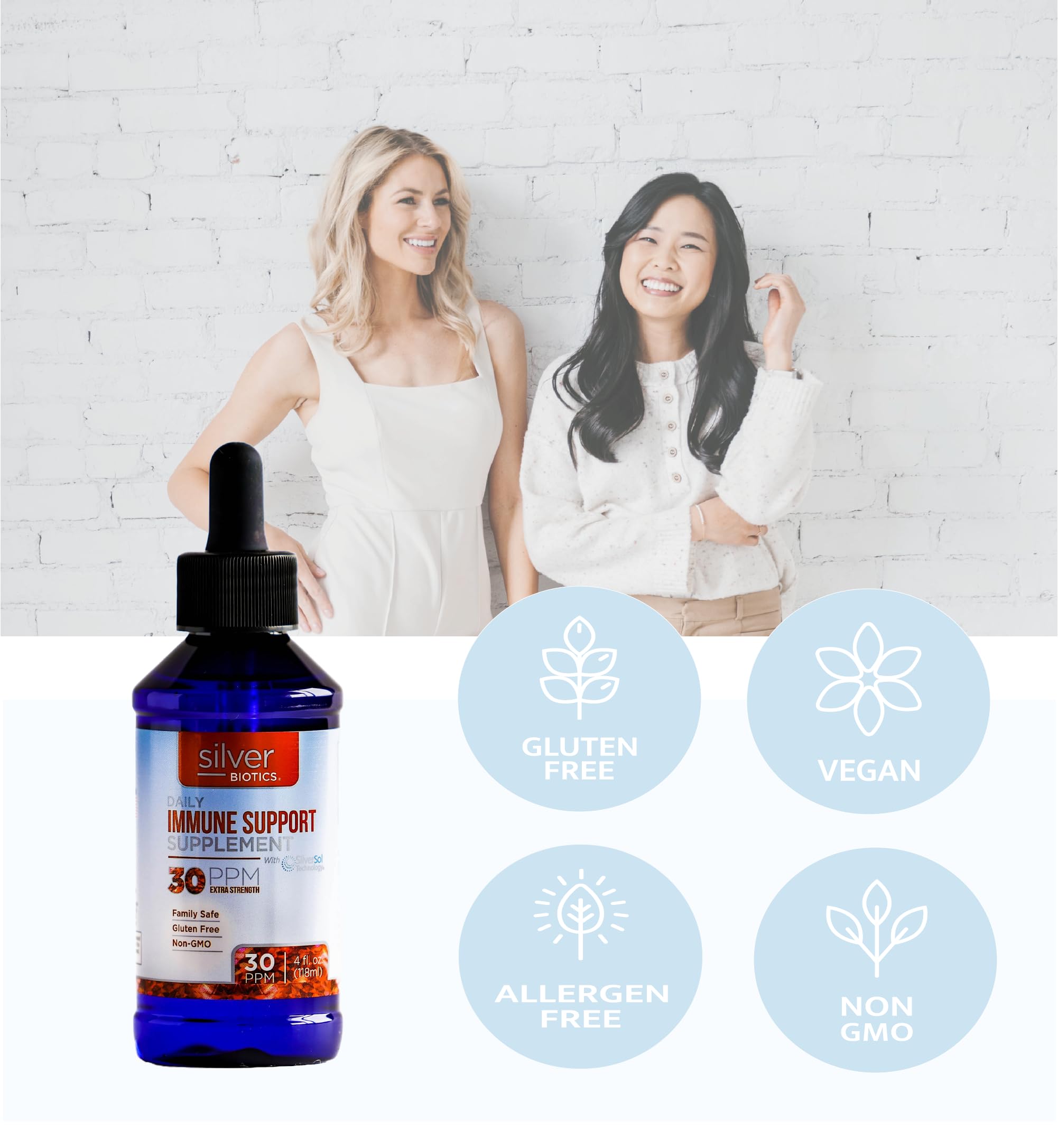 American Biotech Labs Colloidal Silver 150g with measuring spoon