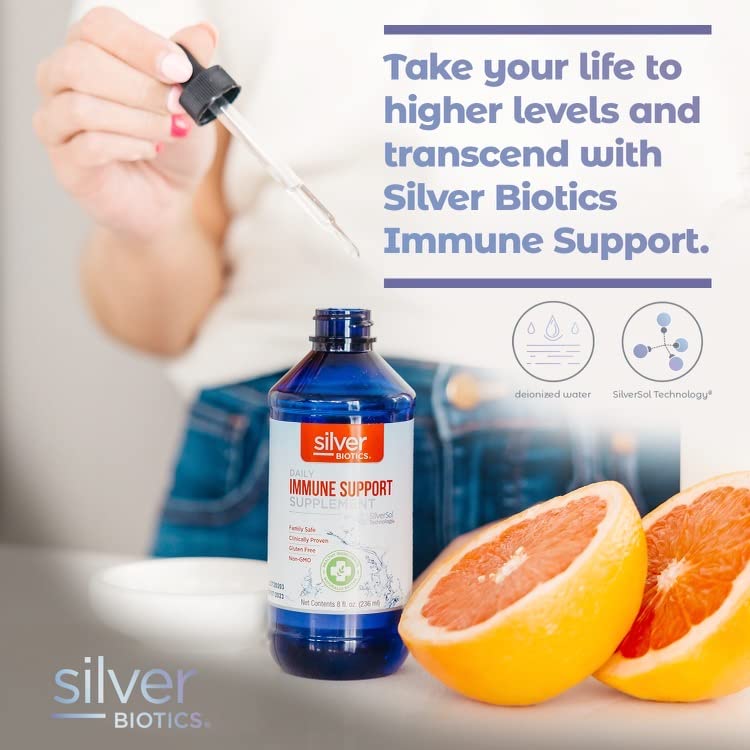 American Biotech Labs Silver Biotics Colloidal Silver liquid close-up