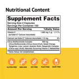 American Health Ester-C Vitamin C 1000mg bottle side view