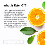 American Health Ester-C Vitamin C 1000mg supplement back view