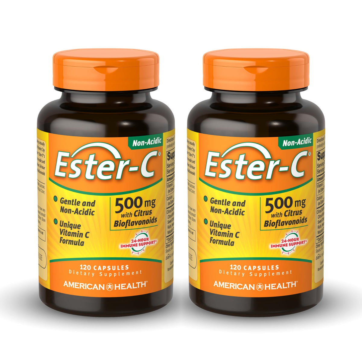 American Health Ester-C Vitamin C 1000mg supplement front view