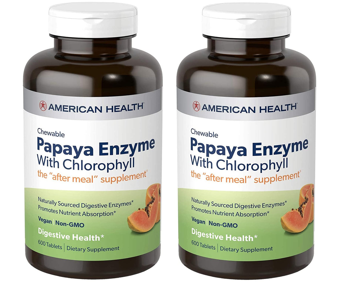 American Health Multi-Enzymes pack of 2 capsules front view