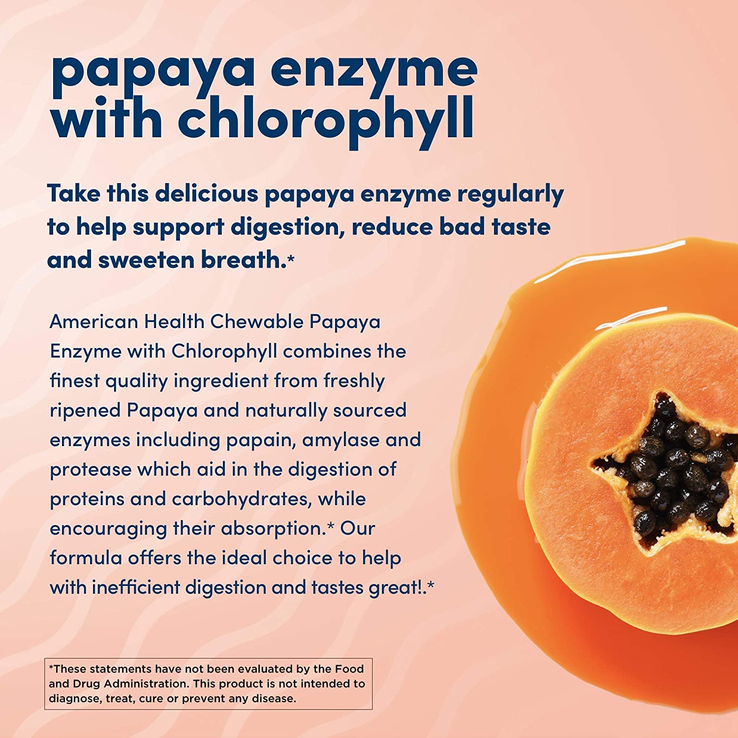 American Health Multi-Enzymes packaging side view
