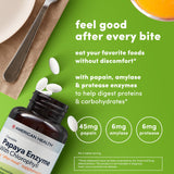 American Health Papaya Enzyme Chewable Tablets in hand