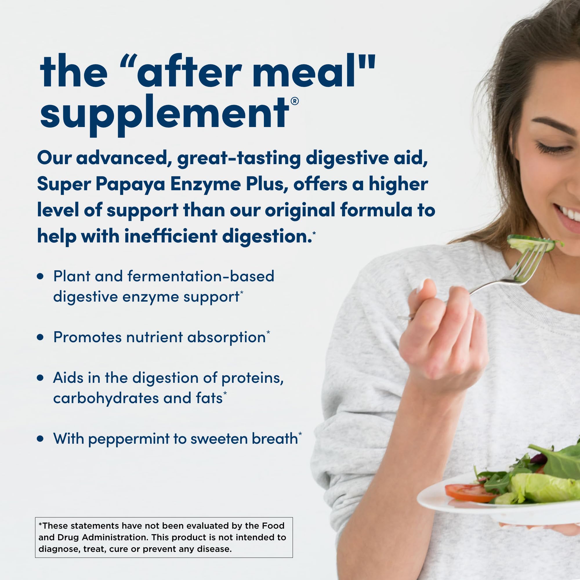 American Health Super Papaya Enzyme Plus Chewables close-up of tablets