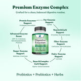 American Standard Multi-Enzymes 400mg capsules in hand