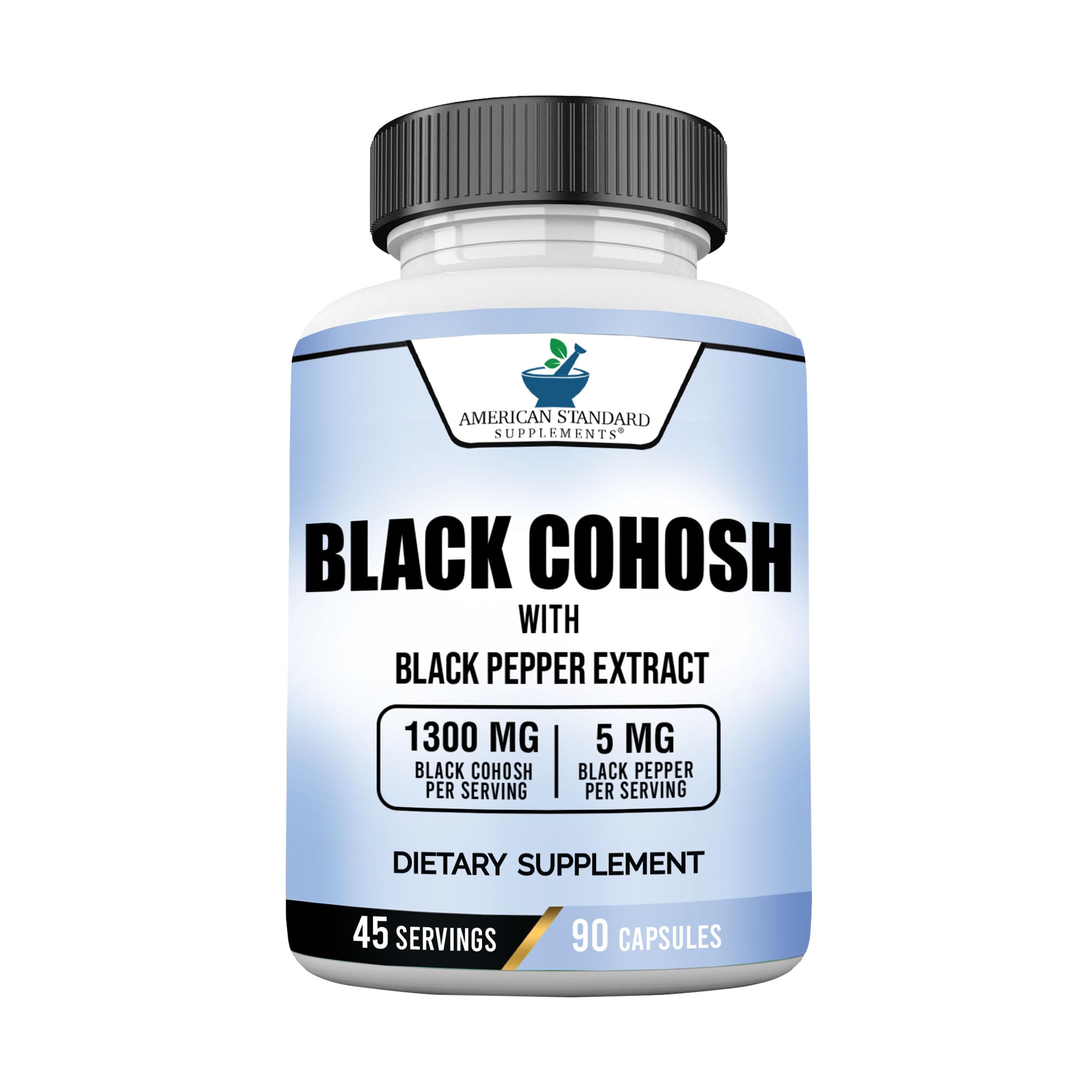 American Standard Supplements Black Cohosh 1300mg front view