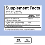American Standard Supplements Black Cohosh packaging details