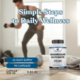 American Standard Supplements Magnesium Glycinate 100g capsule close-up
