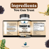 American Standard Supplements Tongkat Ali 200:1 Extract packaging details