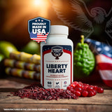 AMERICAN VITALITY Liberty Heart Red Yeast Rice Supplement capsule format