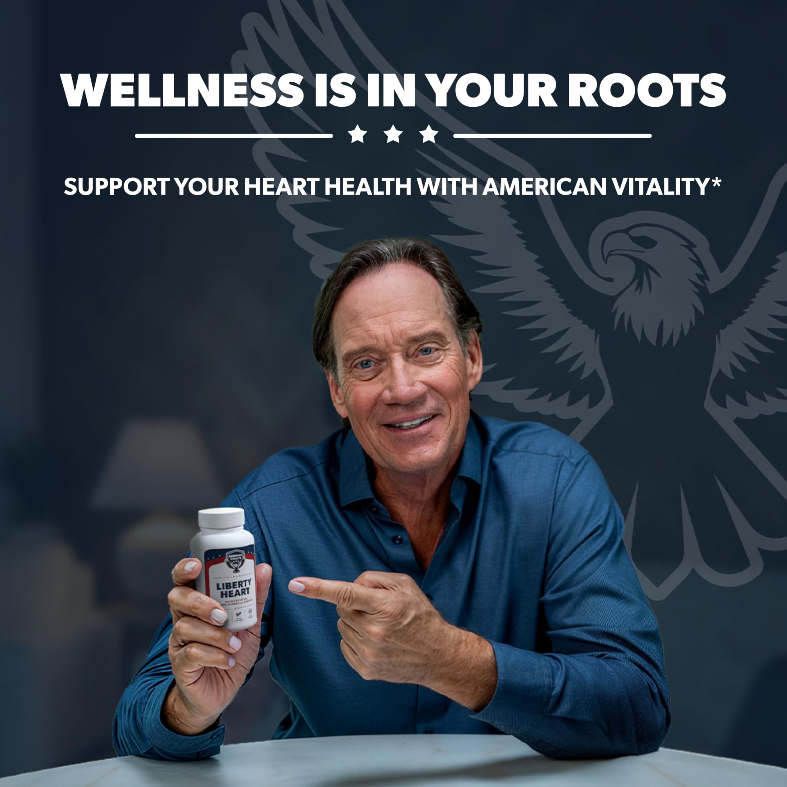 AMERICAN VITALITY Liberty Heart Red Yeast Rice Supplement packaging