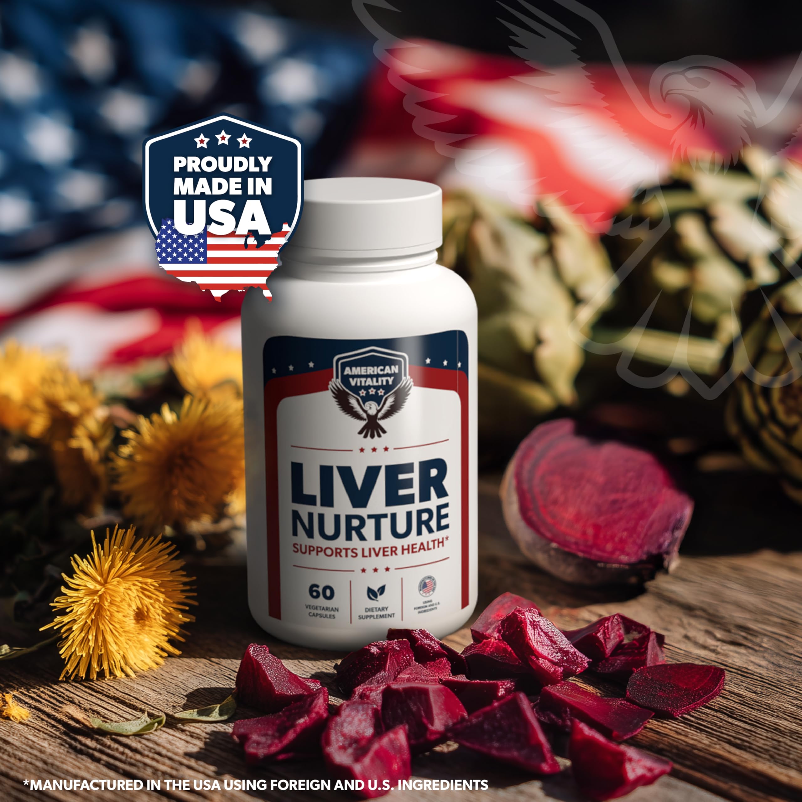 AMERICAN VITALITY Liver Nurture Supplement packaging
