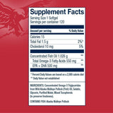 AmerOmega Fish Oil Softgels lifestyle scene on a kitchen counter