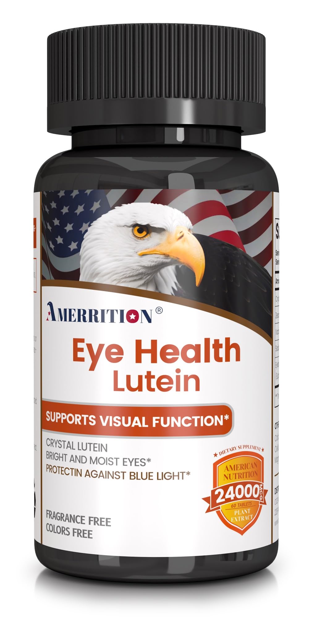 Amerrition Advanced Lutein Eye Health Supplement capsule front view