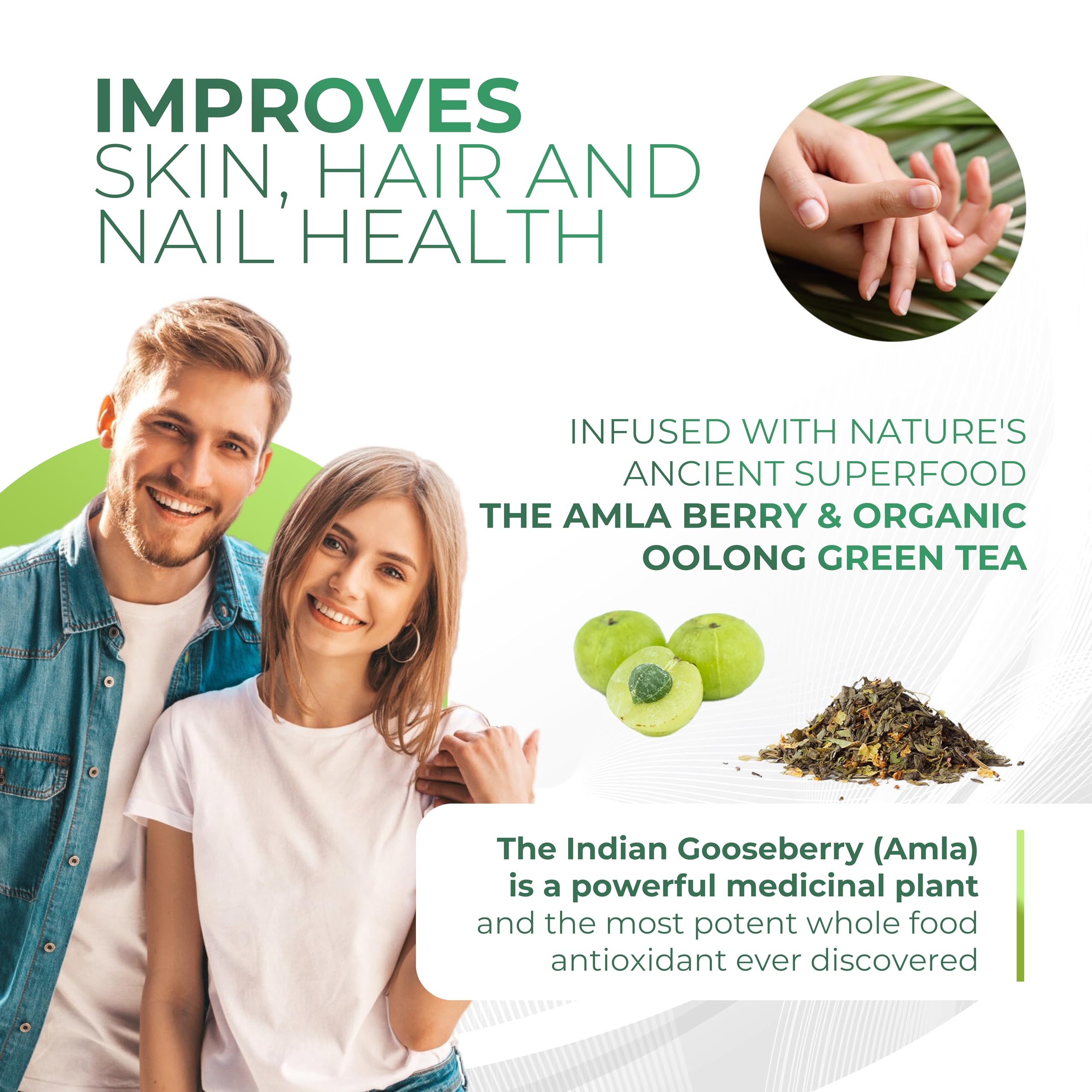 Amla Green 20X Concentrated Amla Supplement 30g scoop