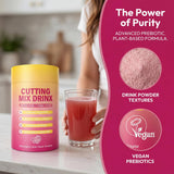 AMOQUCT Prebiotic Drink Mix showing ingredients list