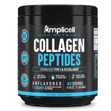 Amplicell Collagen Powder on a kitchen counter